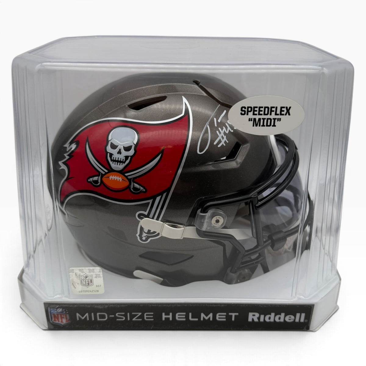 Josiah Trotter Signed Tampa Bay Buccaneers SpeedFlex MIDI Mid-Size Football Helmet