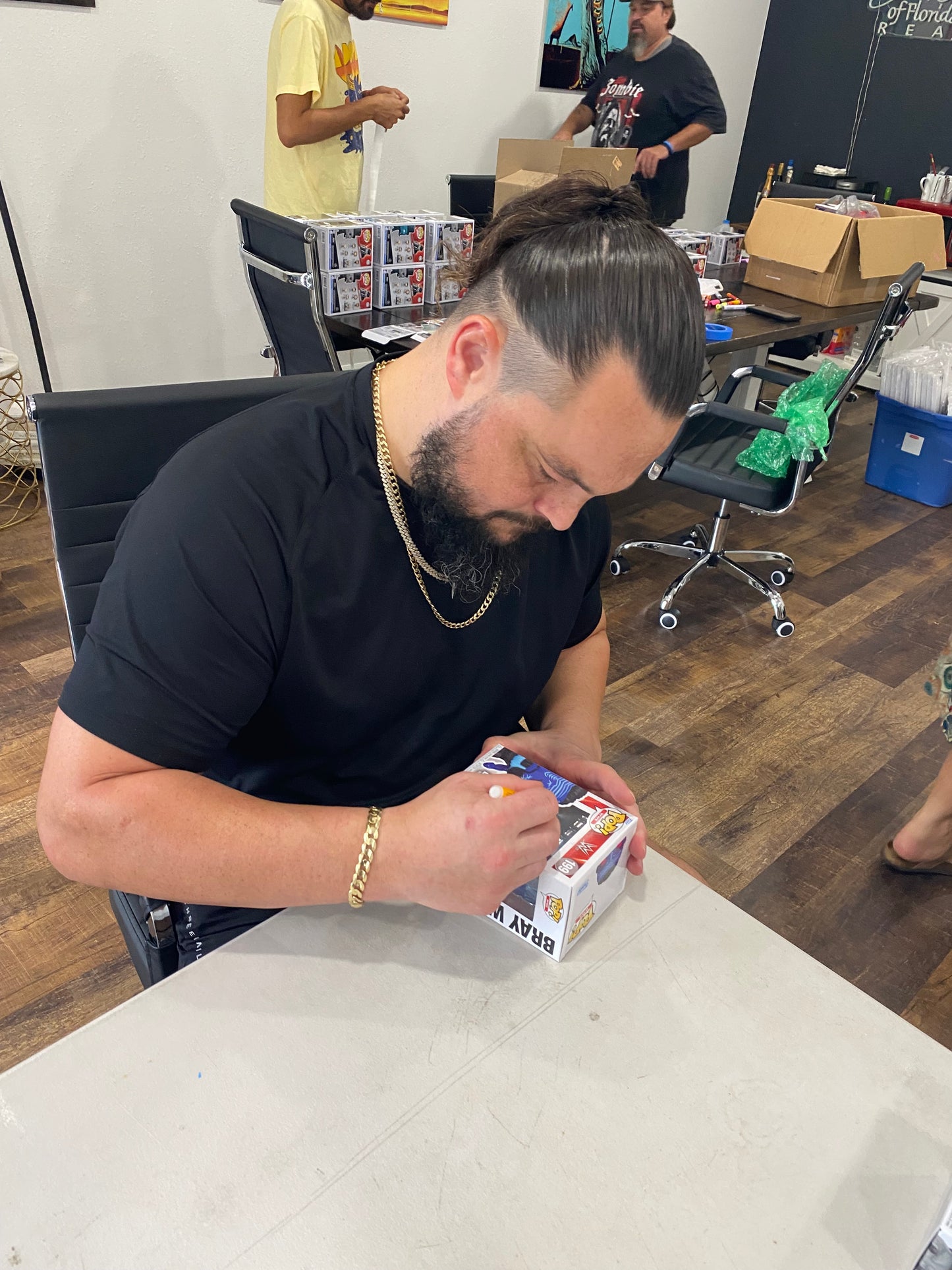 Funko Pop! Bray Wyatt WWE #199 Signed by Uncle Howdy aka Bo Dallas Wyatt Sicks Founder