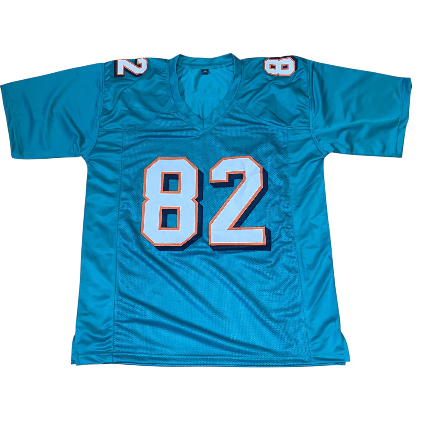 Brian Hartline Signed Teal #82 Jersey - Miami Dolphins Receiver