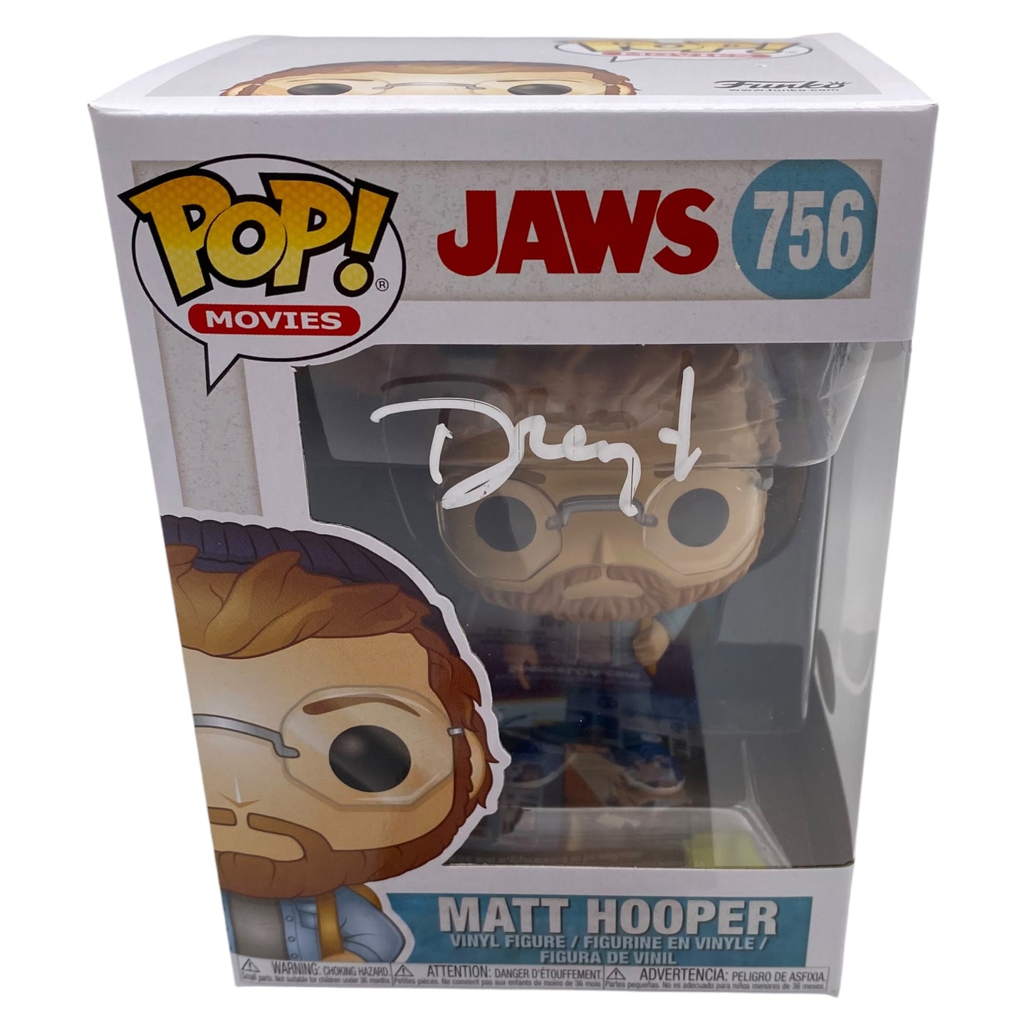 Funko Pop! Matt Hooper #756 Signed by Richard Dreyfus from Jaws