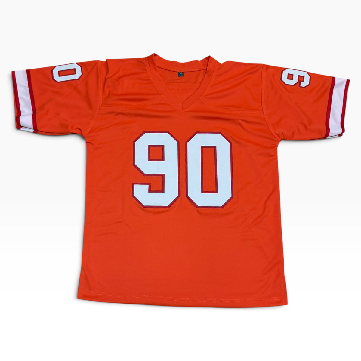 Jason Pierre-Paul Signed Orange #90 Jersey - Tampa Bay Buccaneers Edge