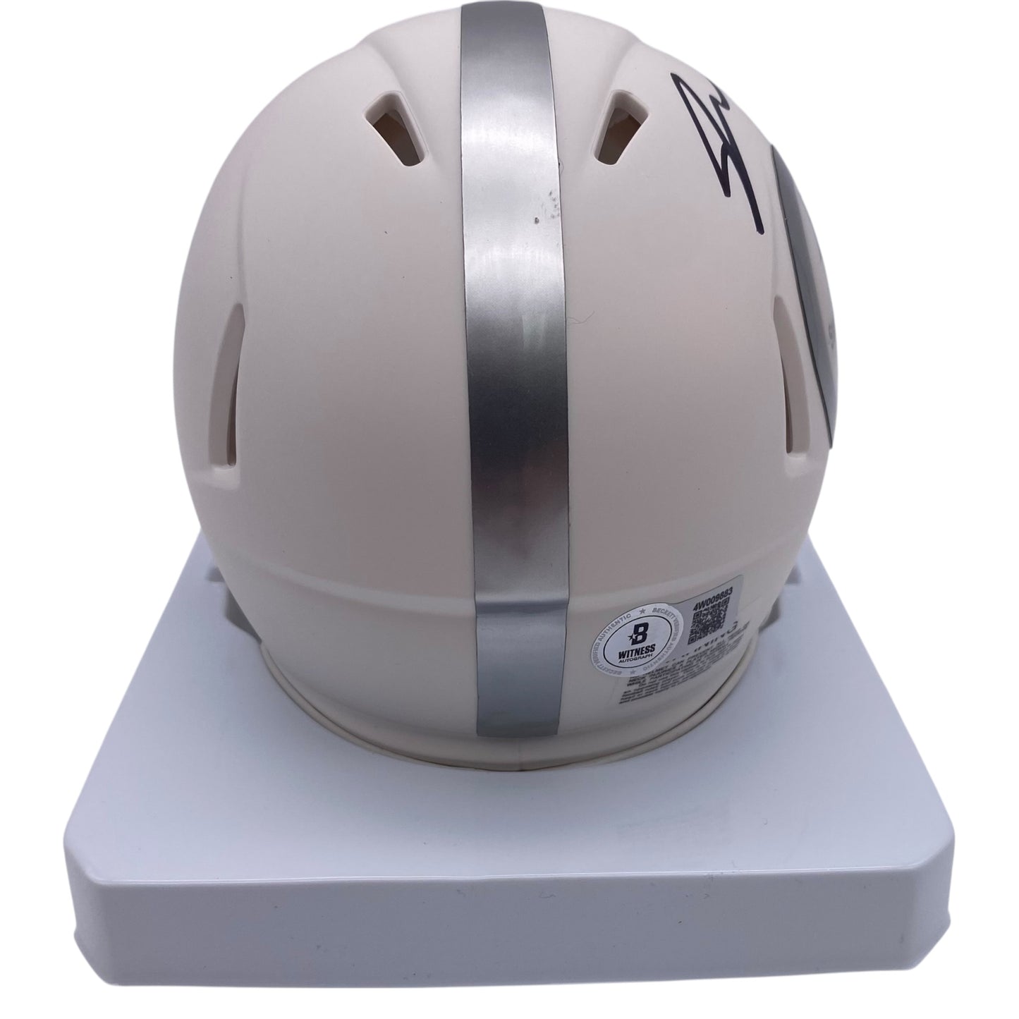 Jaylen Warren signed Pittsburgh Steelers Ice Alternate Speed Mini Helmet