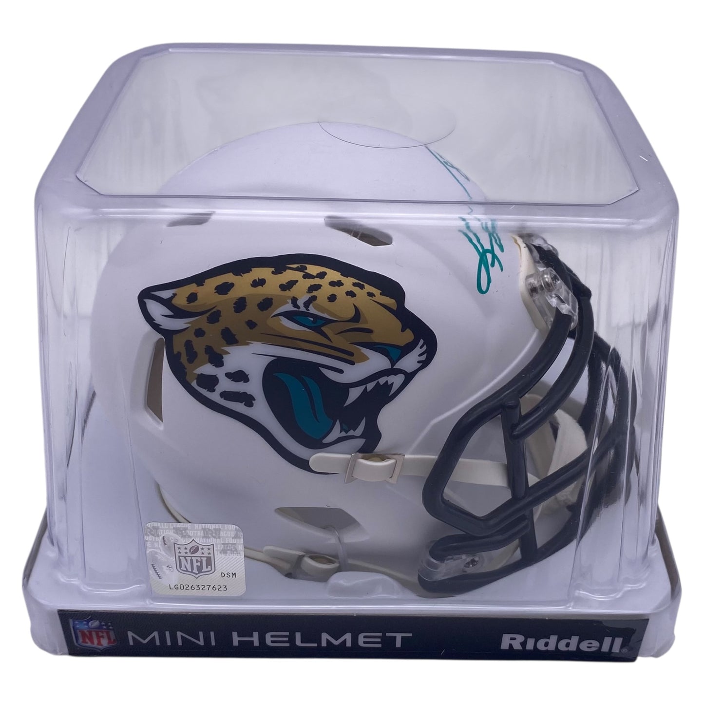Keenan McCardell Signed Jacksonville Jaguars White Alternate Mini Speed Football Helmet