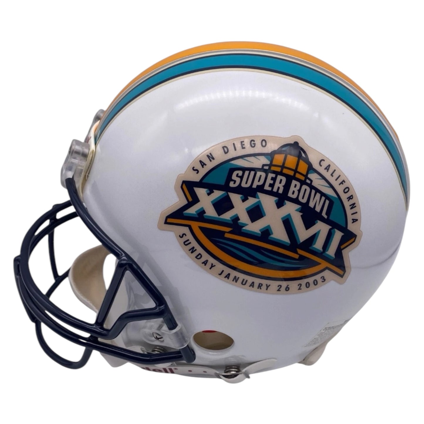 Mike Alstott Signed Super Bowl XXXVII Tampa Bay Buccaneers Full Size Authentic Helmet