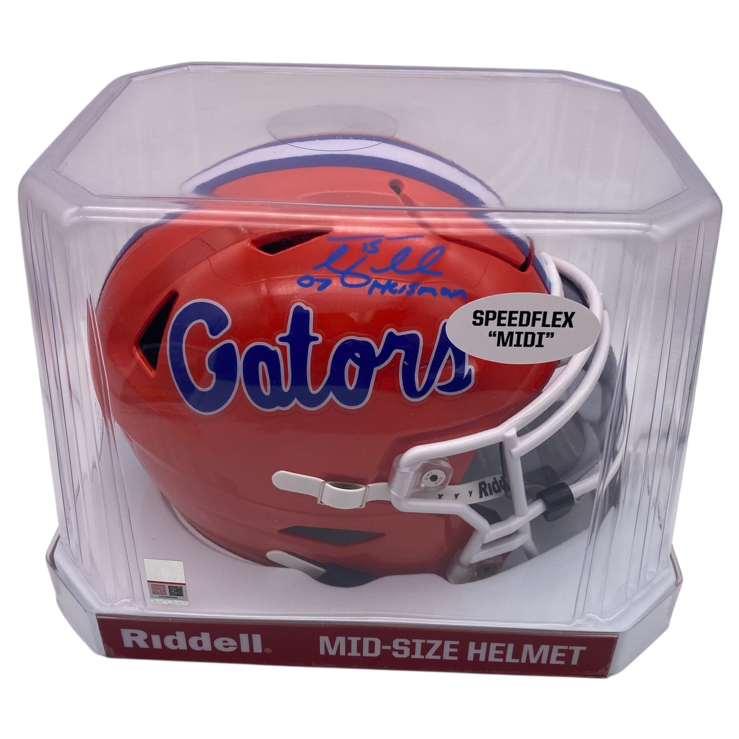Tim Tebow Signed Florida Gators SpeedFlex MIDI Mid-Size Football Helmet