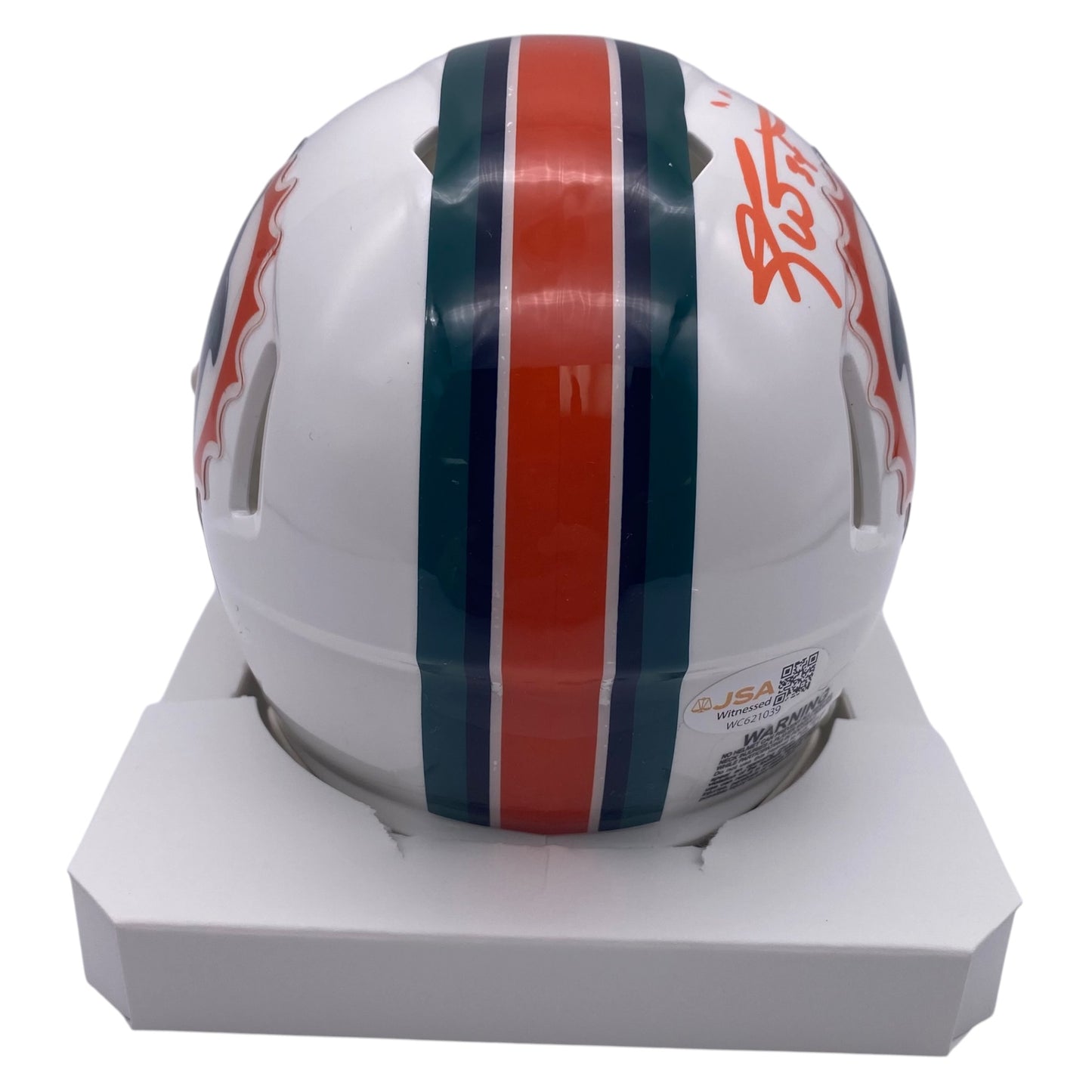 Ricky Williams Signed Miami Dolphins Mini Speed Football Helmet