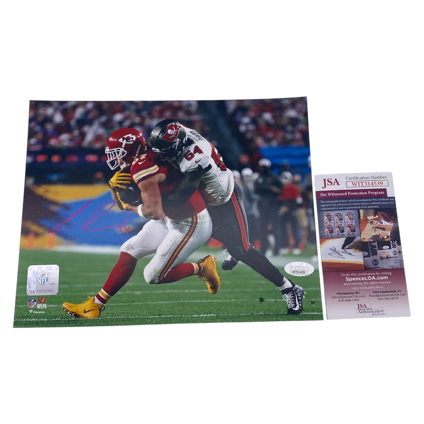 Lavonte David Signed Tampa Bay Buccaneers 8x10 Photo