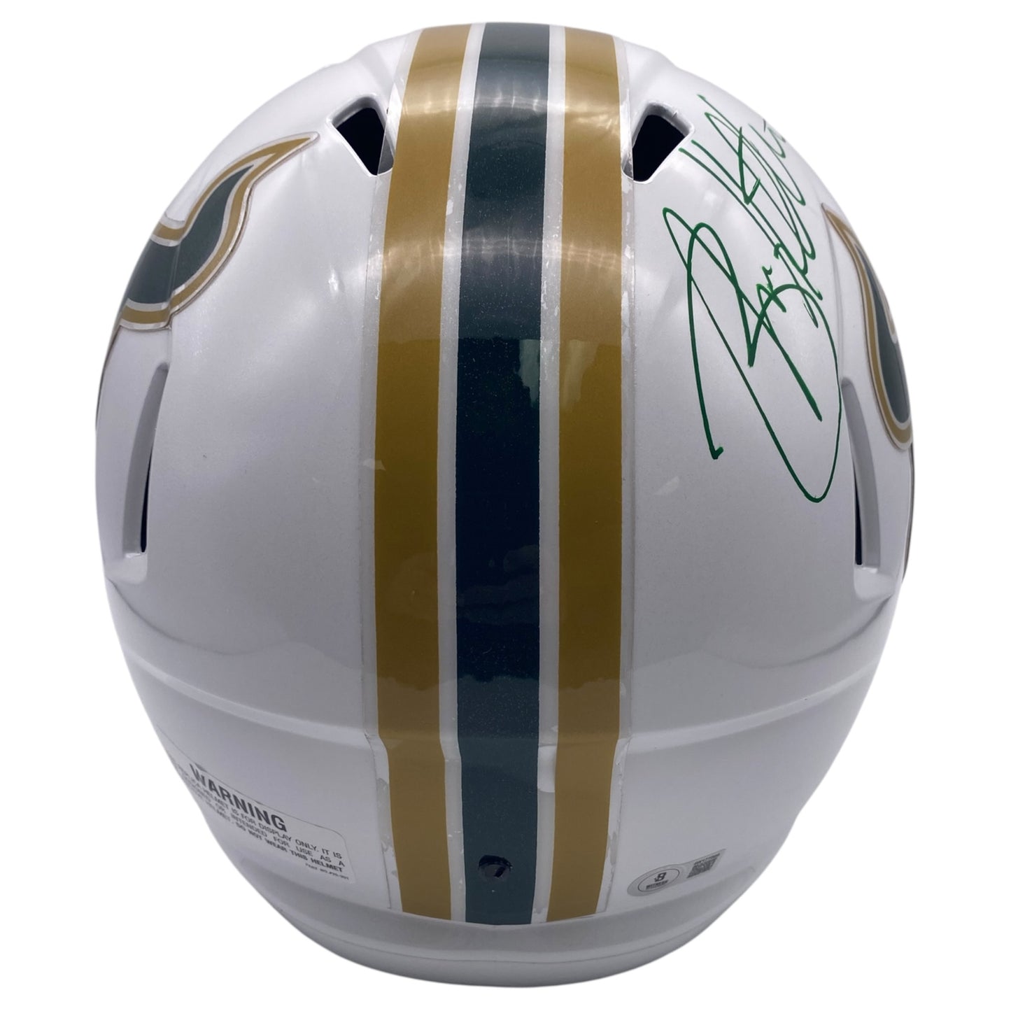 Brian Hartline Signed South Florida Bulls USF Speed Full Size Helmet