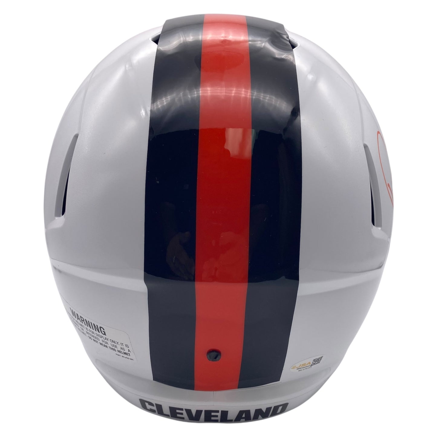 Bernie Kosar signed Cleveland Browns White Alternate Replica Full Size Helmet