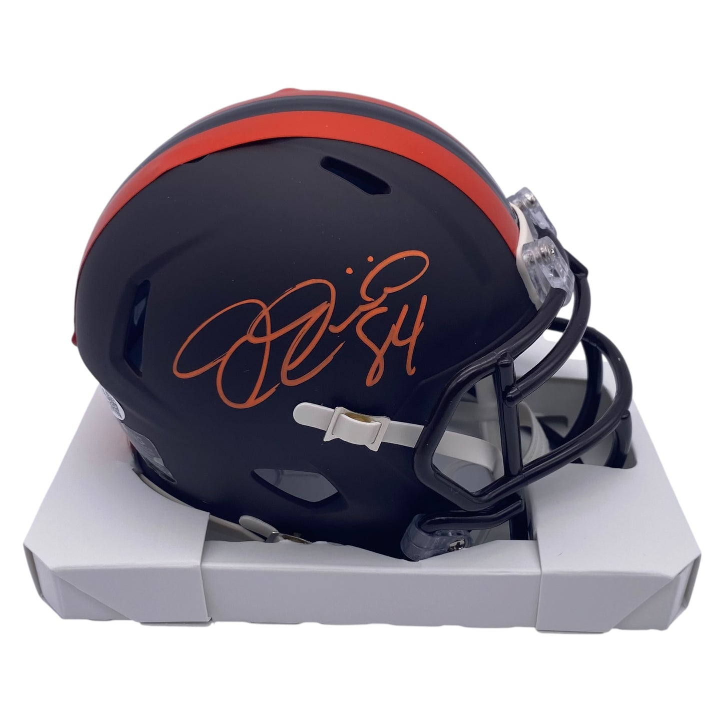 Joe Jurevicius Signed Cleveland Browns Brown Alternate Mini Helmet