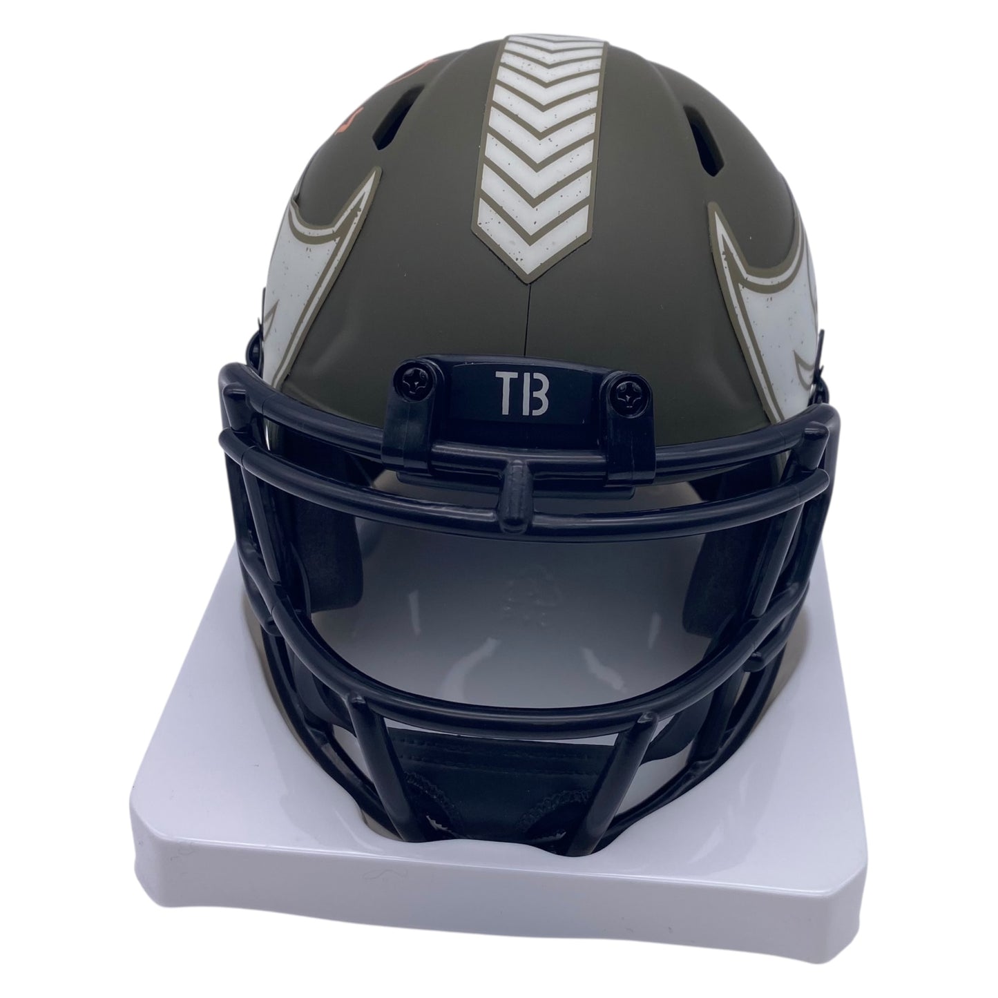 Tez Johnson Signed Tampa Bay Buccaneers 2022 Salute to Service Alternate Mini Helmet