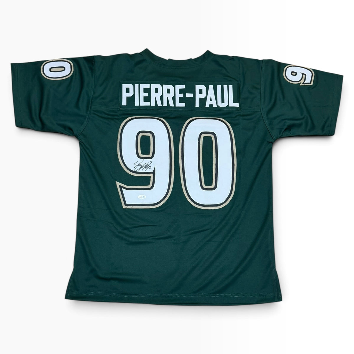 Jason Pierre-Paul Signed Green #90 Jersey - USF South Florida Bulls Edge