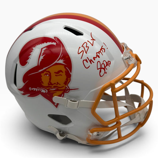 Jason Pierre-Paul Signed Tampa Bay Buccaneers Creamsicle Full Size Replica Helmet