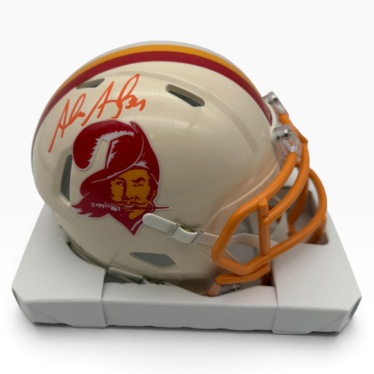 Alex Anzalone Signed Tampa Bay Buccaneers Retro Alternate Speed Mini Football Helmet