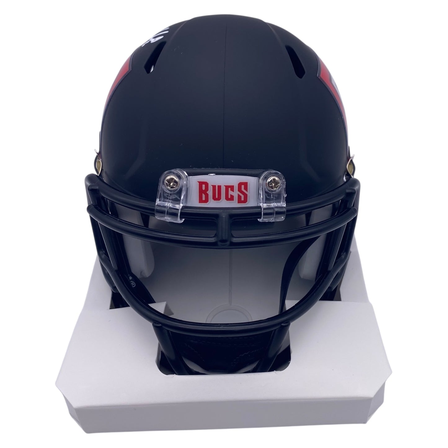 Baker Mayfield Signed Tampa Bay Buccaneers 50th Anniversary Alternate Speed Mini Helmet