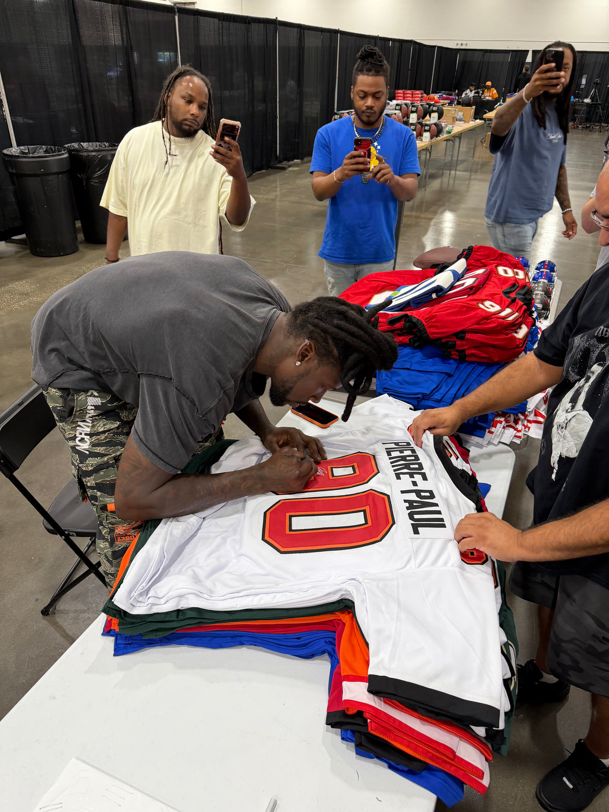 Jason Pierre-Paul Signed White #90 Jersey - Tampa Bay Buccaneers Edge