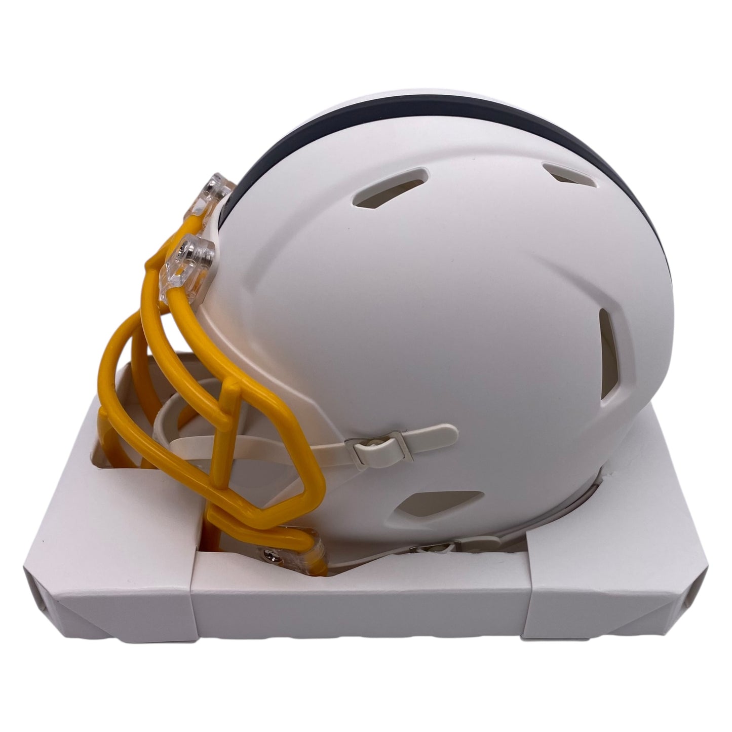 Jaylen Warren signed Pittsburgh Steelers Flat White Alternate Speed Mini Helmet