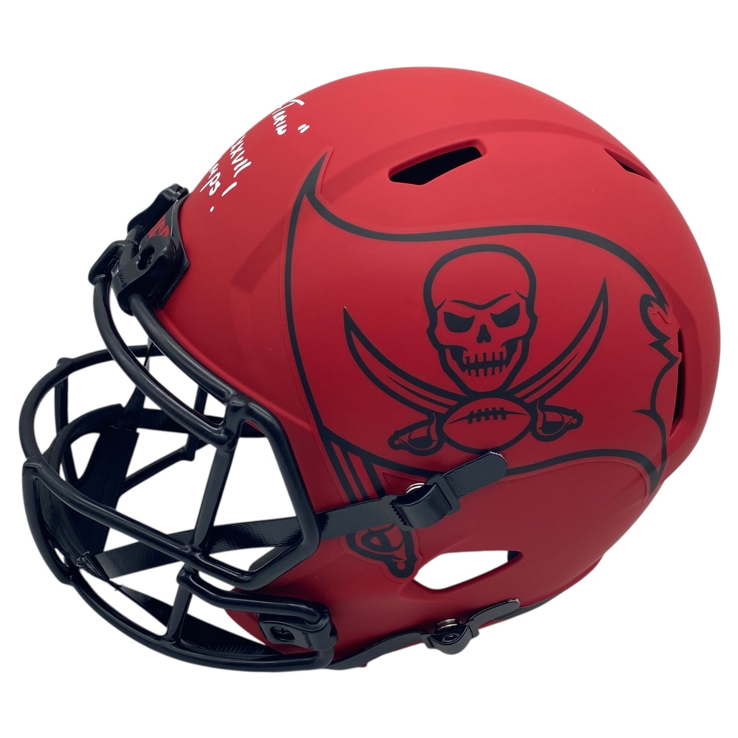 Mike Alstott Signed Tampa Bay Buccaneers Rave Alternate Full Size Replica Helmet
