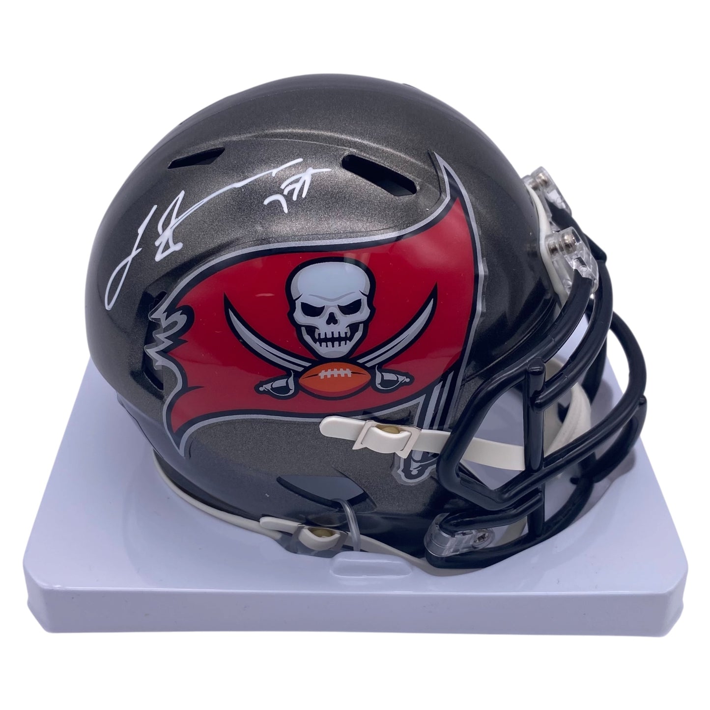 Leonard Fournette Signed Tampa Bay Buccaneers Speed Mini Football Helmet