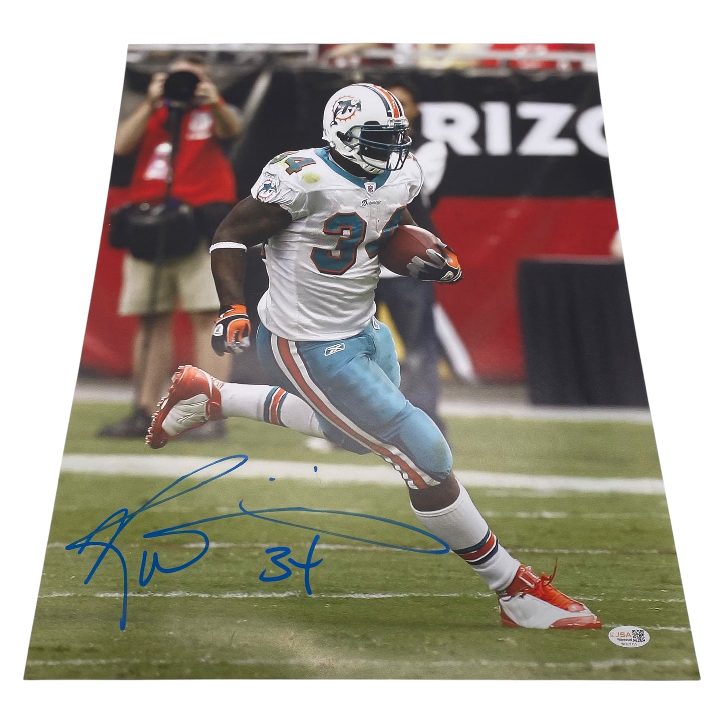 Ricky Williams Signed Miami Dolphins 16x20 Photo