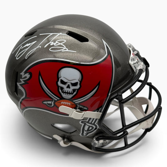Tez Johnson Signed Tampa Bay Buccaneers Full Size Replica Helmet