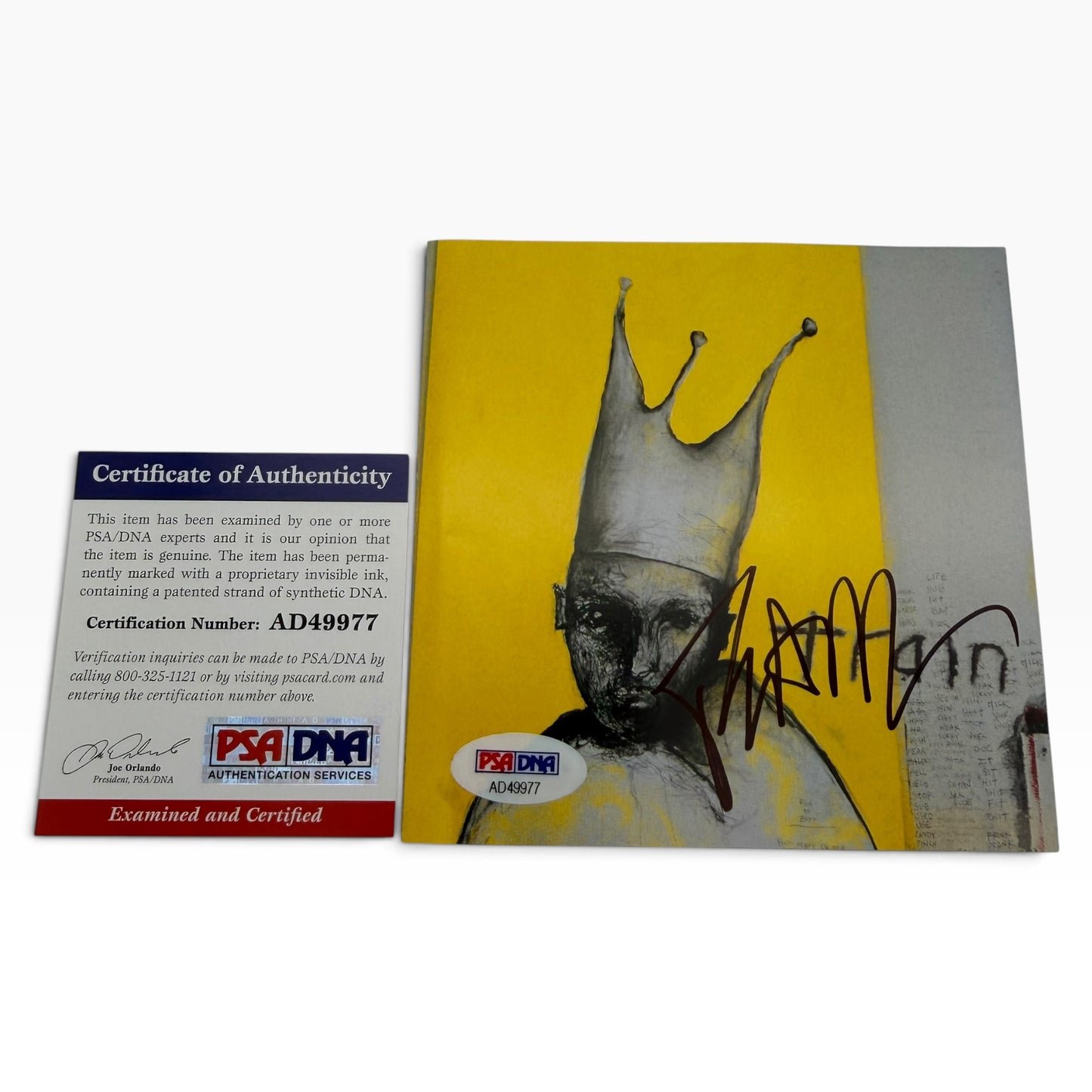 Pat Monahan Signed Train Stereo CD Booklet