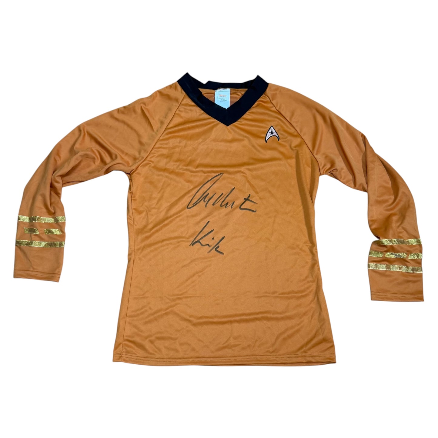William Shatner Signed Captain Kirk Star Trek Shirt