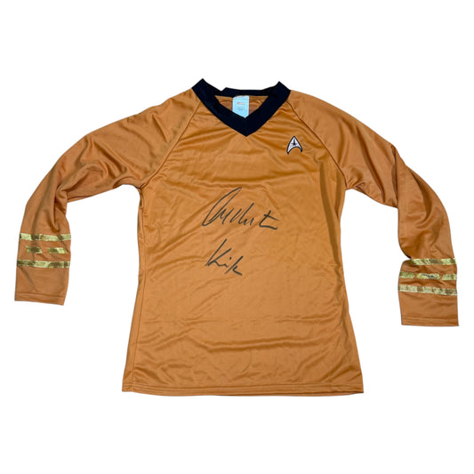William Shatner Signed Captain Kirk Star Trek Shirt