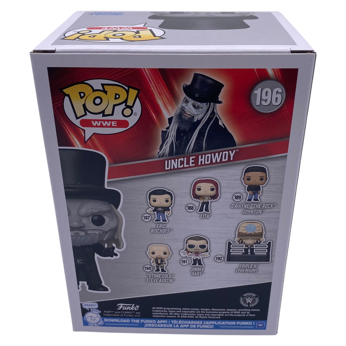 Funko Pop! Uncle Howdy WWE #196 Signed by Uncle Howdy aka Bo Dallas
