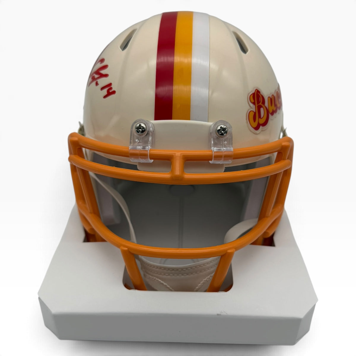 Chris Godwin Signed Tampa Bay Buccaneers Retro Alternate Speed Mini Helmet