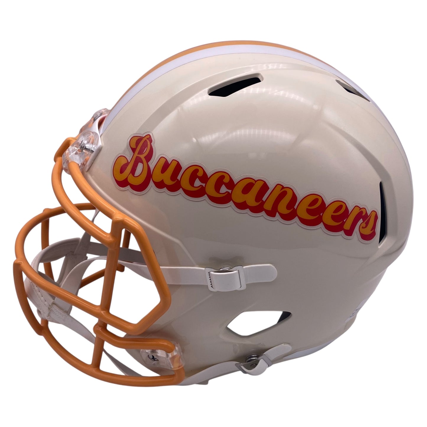 Joe Jurevicius Signed Tampa Bay Buccaneers Retro Alternate Full Size Replica Helmet
