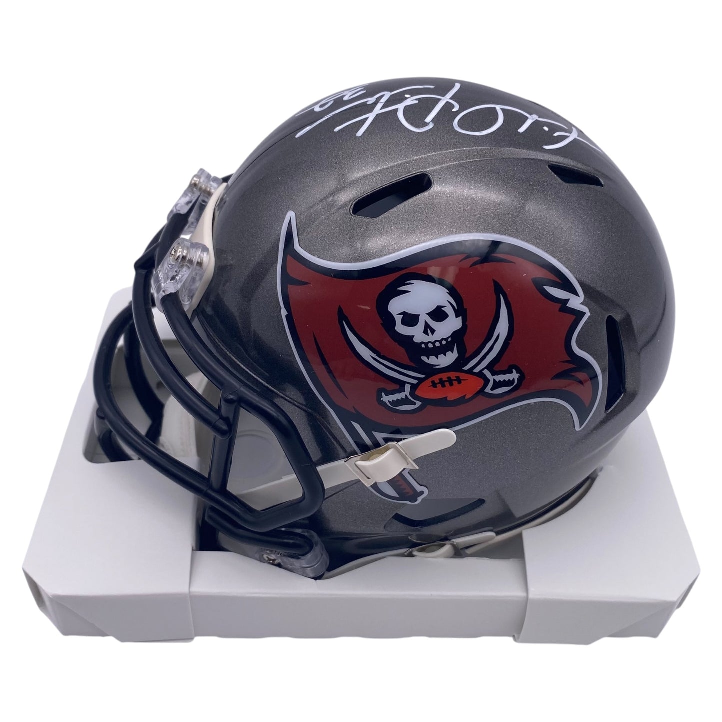 Michael Pittman Signed Tampa Bay Buccaneers Speed Mini Football Helmet