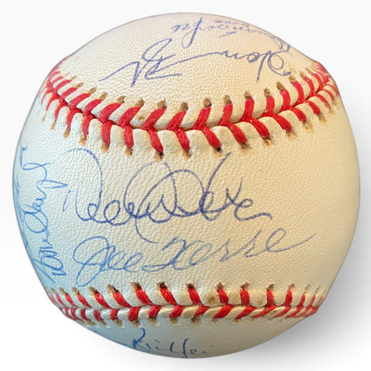 1998 New York Yankees Team Signed Official 1998 World Series Baseball
