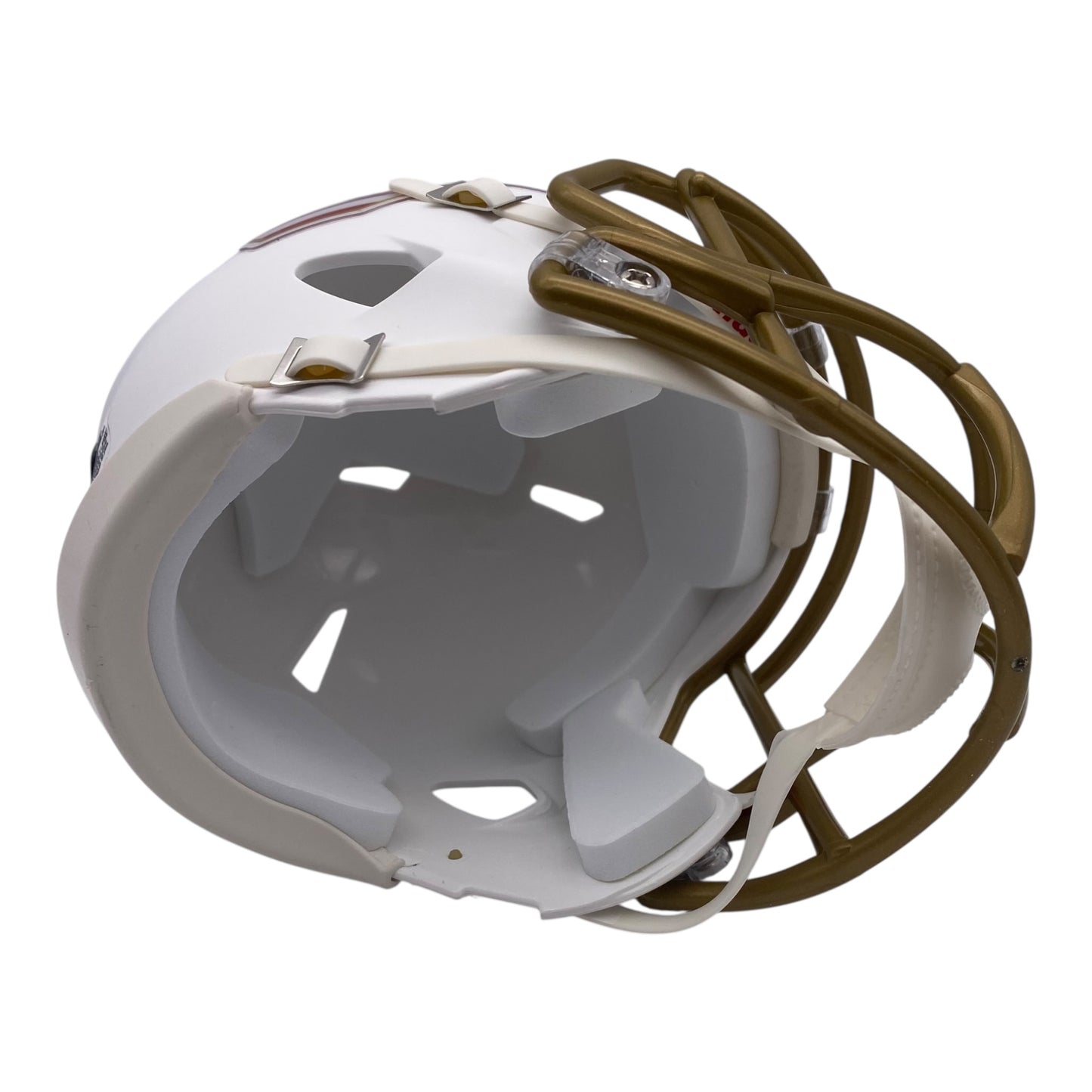 Brian Hartline Signed University of South Florida USF Bulls Stars and Stripes Speed Mini Helmet