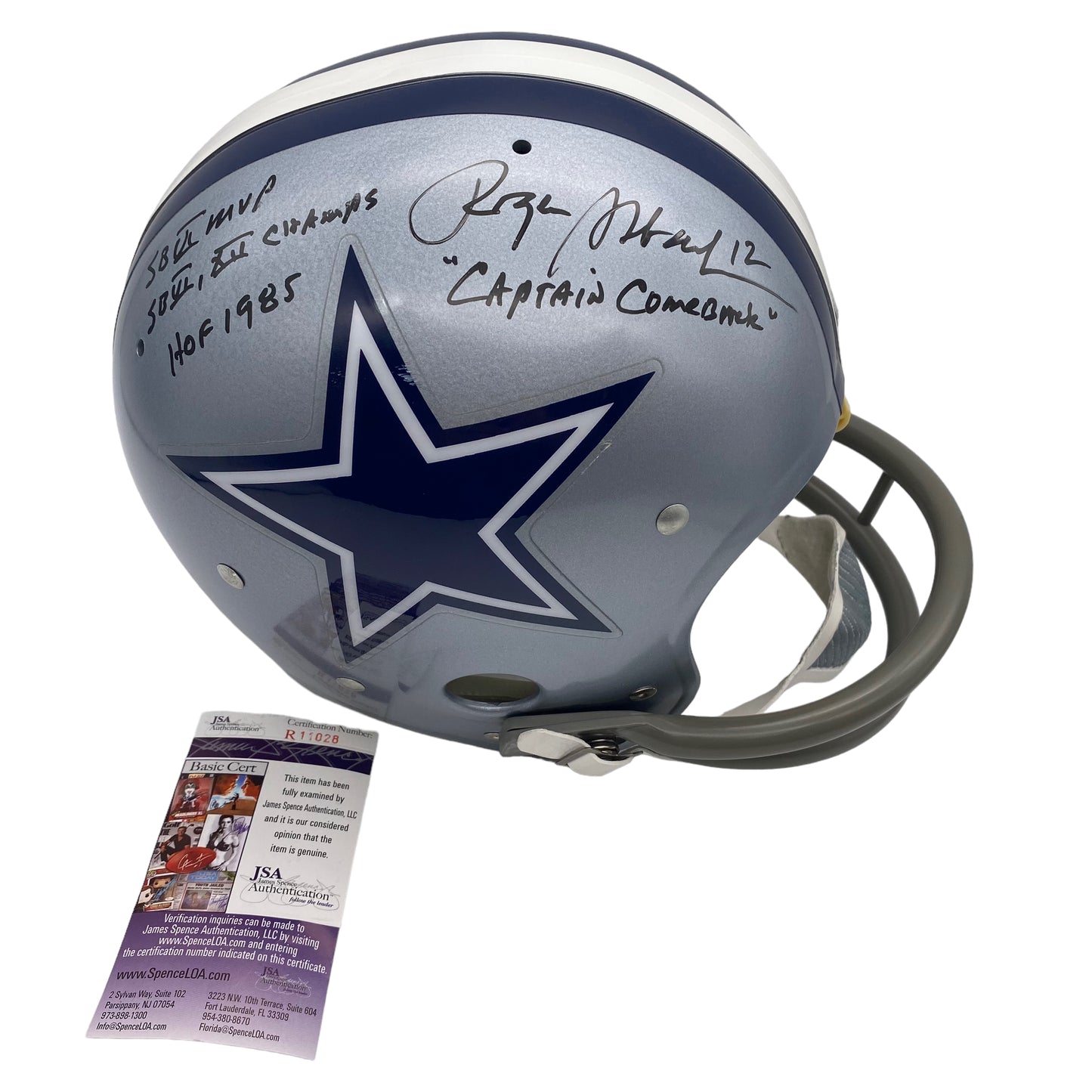 Roger Staubach Signed Dallas Cowboys Full Size Authentic TK Helmet