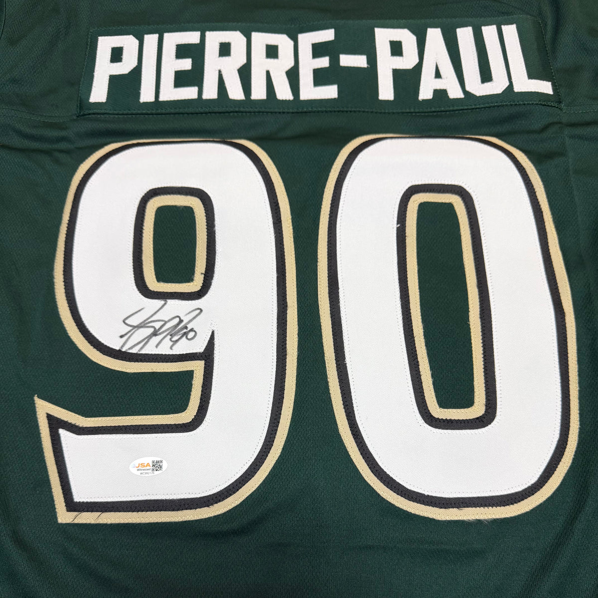 Jason Pierre-Paul Signed Green #90 Jersey - USF South Florida Bulls Edge
