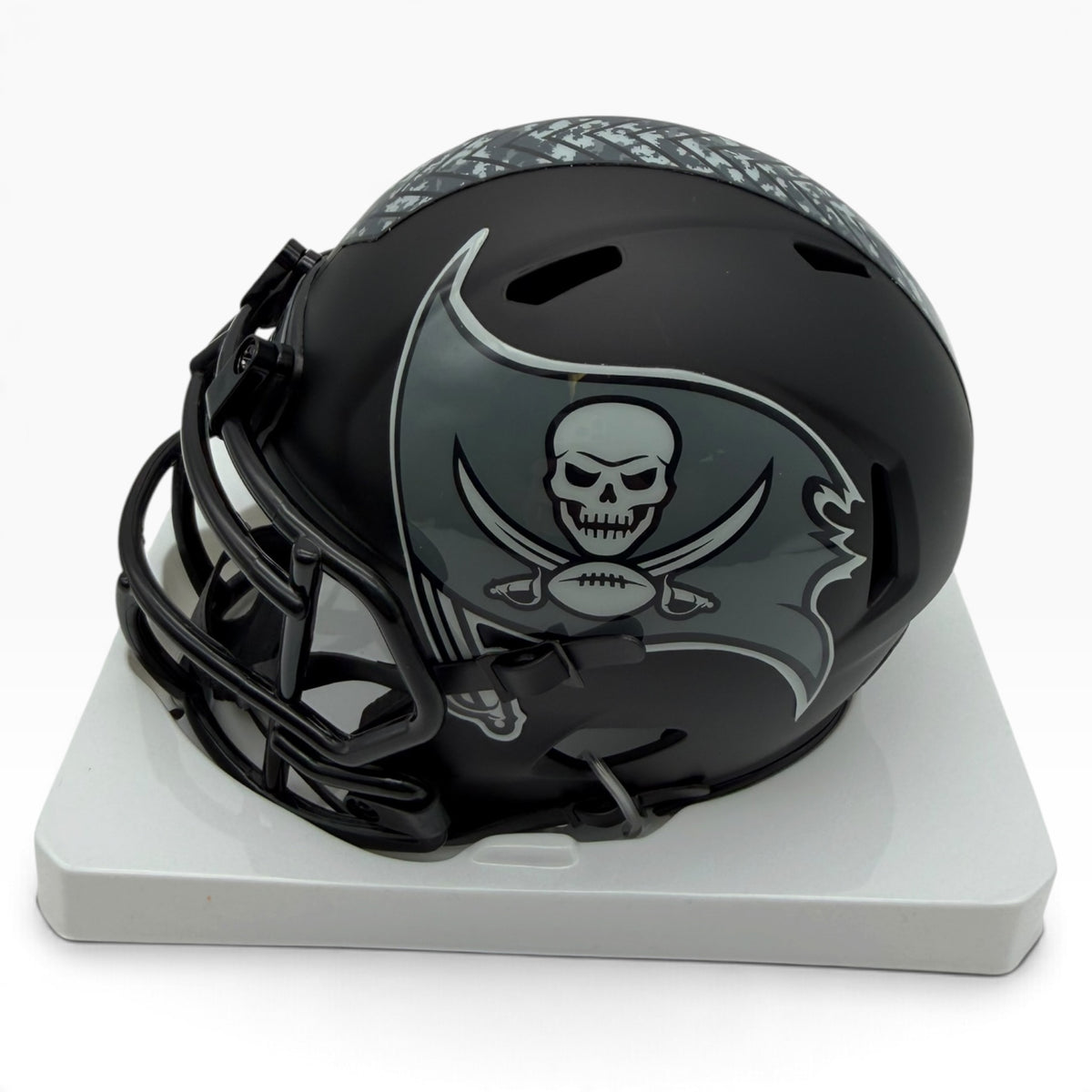 Josiah Trotter Signed Tampa Bay Buccaneers 2026 Salute to Service Night Ops Alternate Speed Mini Helmet