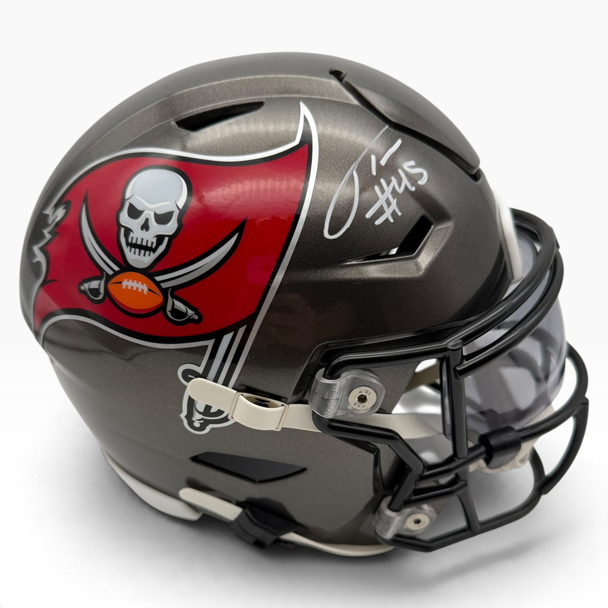 Josiah Trotter Signed Tampa Bay Buccaneers SpeedFlex MIDI Mid-Size Football Helmet