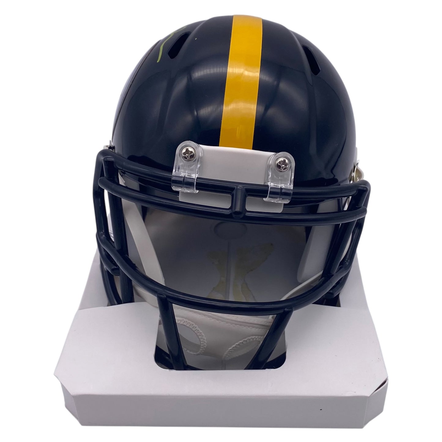 Hardy Nickerson Signed Pittsburgh Steelers Mini Speed Football Helmet