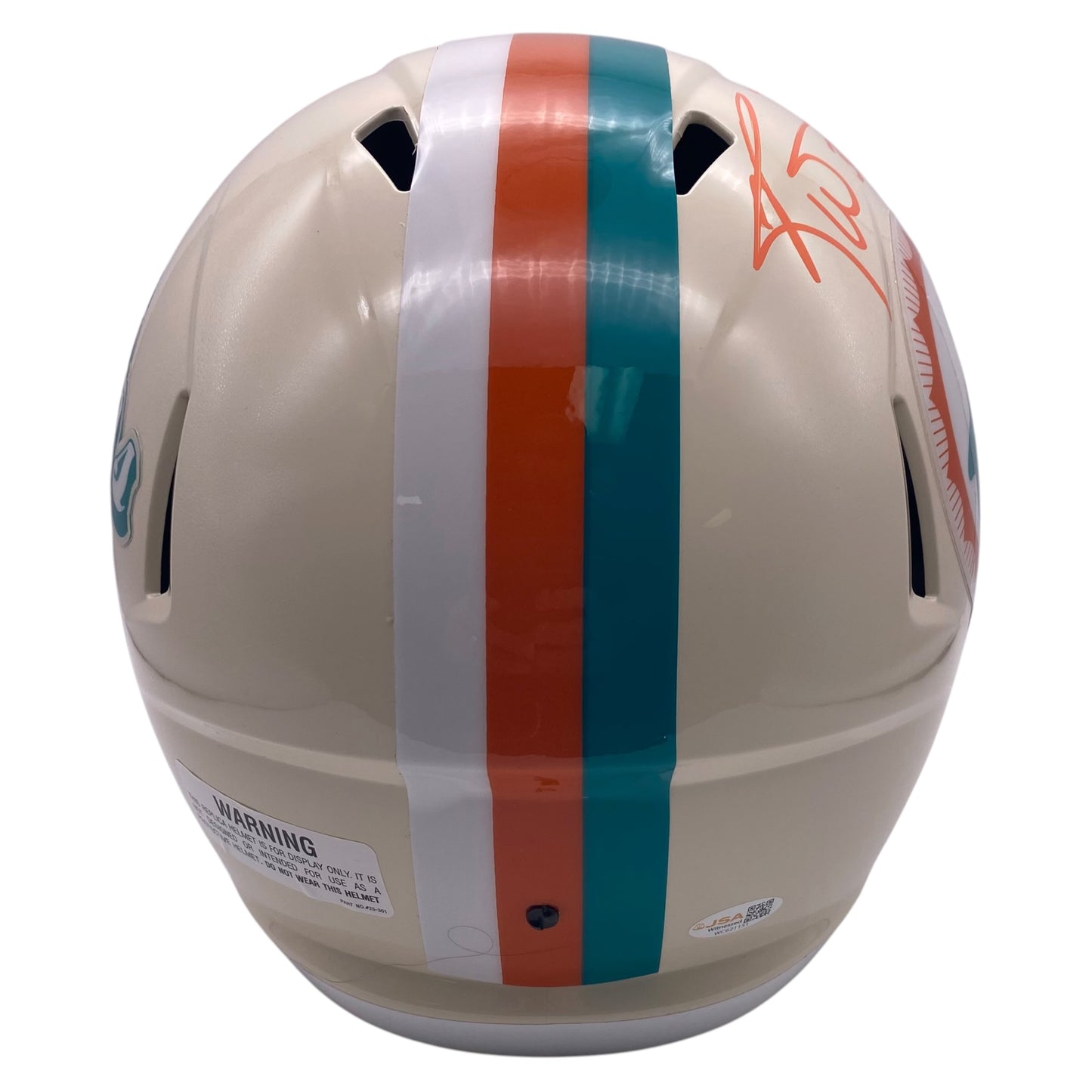 Ricky Williams Signed Miami Dolphins Retro Alternate Full Size Speed Football Helmet