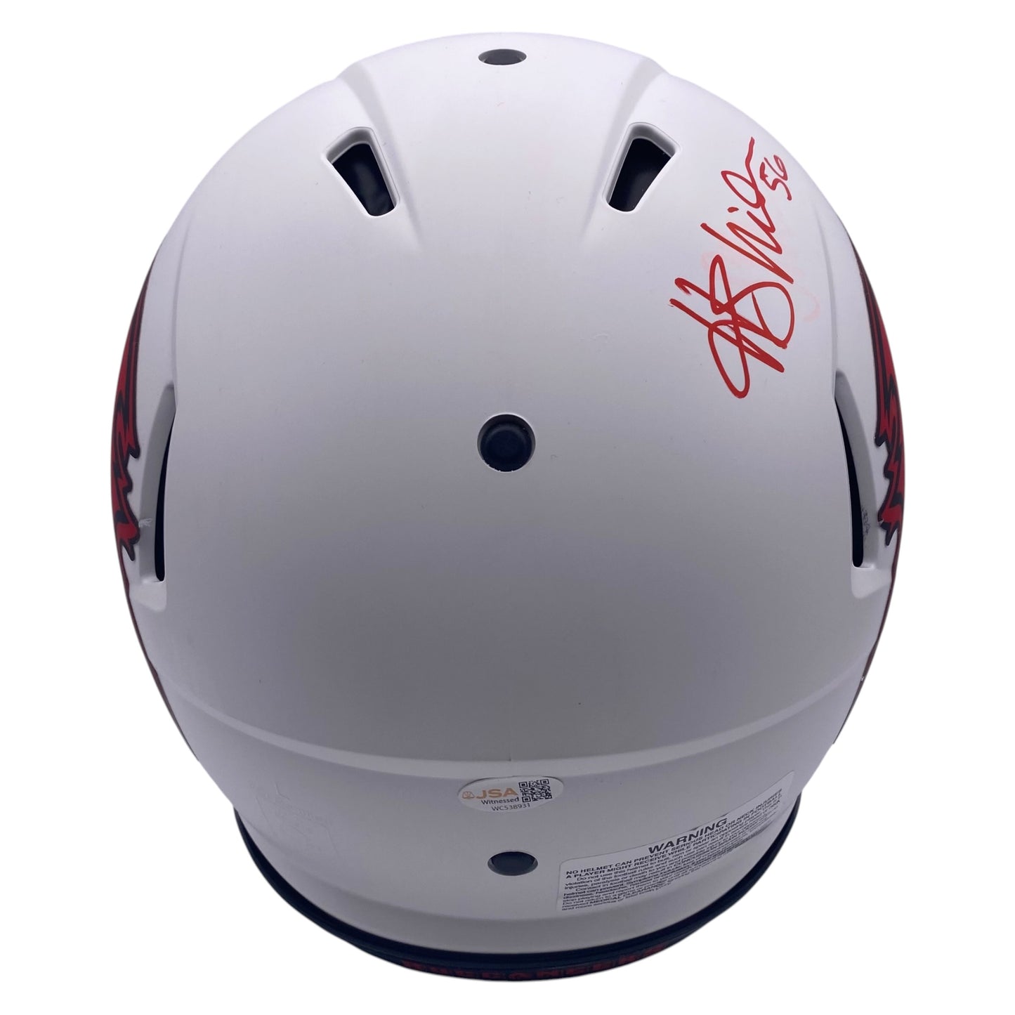 Hardy Nickerson Signed Tampa Bay Buccaneers Lunar Eclipse Alternate Speed Authentic Full Size Football Helmet