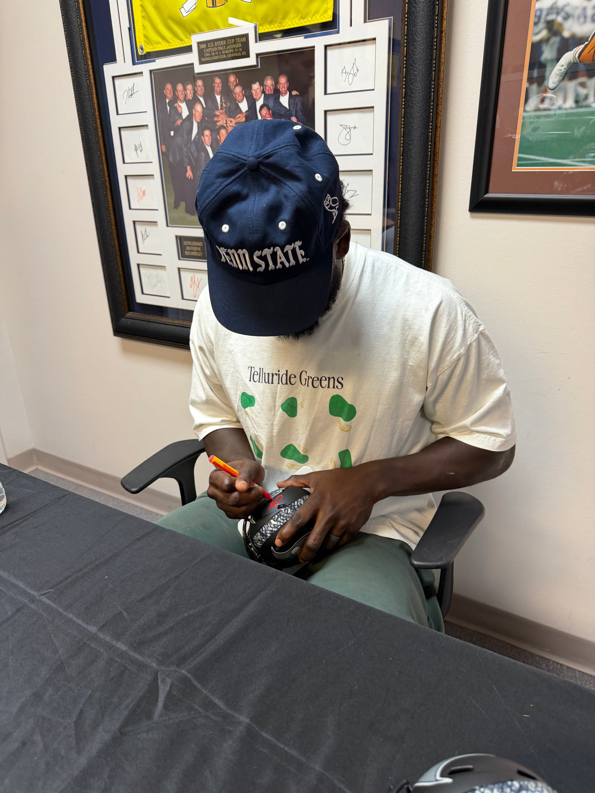 Chris Godwin Signed Tampa Bay Buccaneers 2026 Salute to Service Night Ops Alternate Speed Mini Helmet