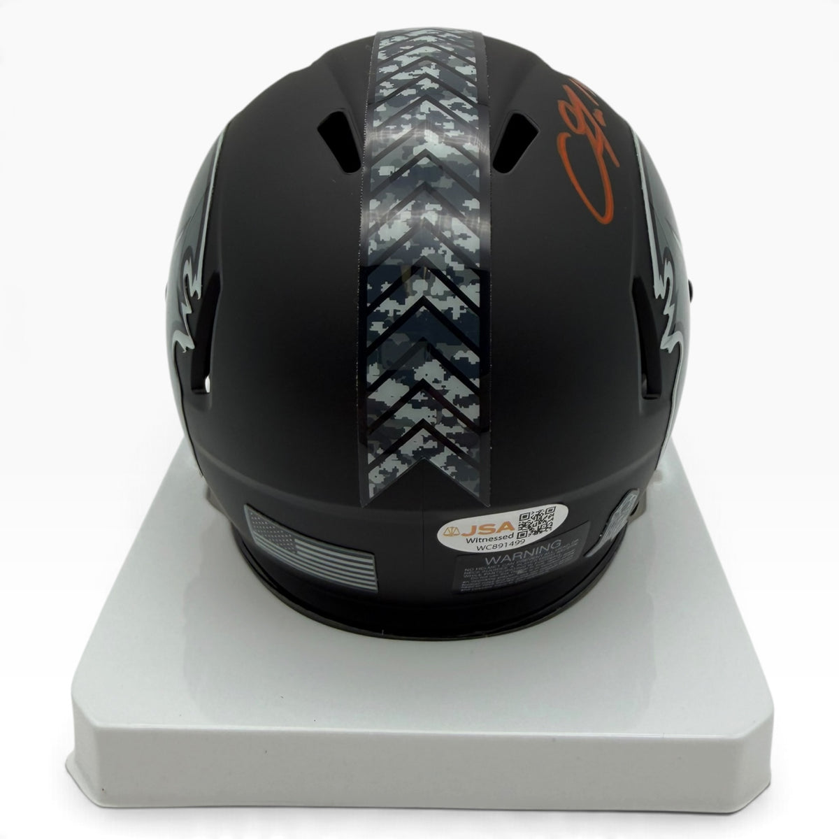 Chris Godwin Signed Tampa Bay Buccaneers 2026 Salute to Service Night Ops Alternate Speed Mini Helmet