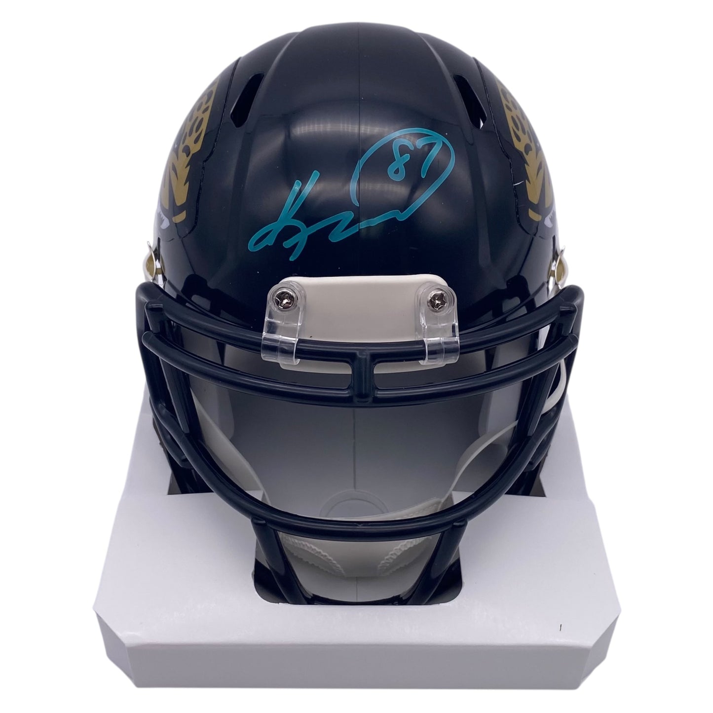Keenan McCardell Signed Jacksonville Jaguars Mini Speed Football Helmet