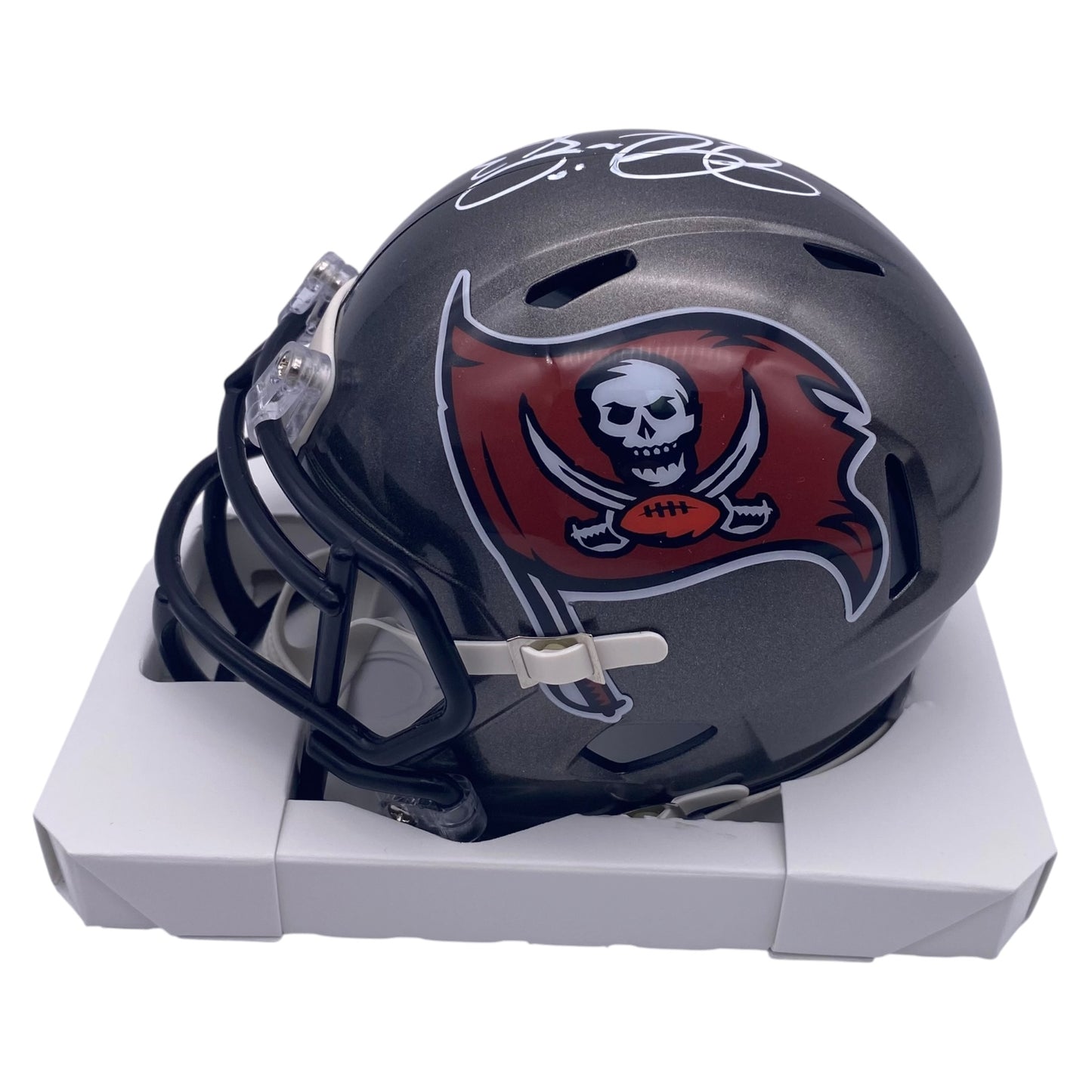 Joe Jurevicius, Coach Jon Gruden, Ken Dilger Signed Tampa Bay Buccaneers Speed Mini Helmet