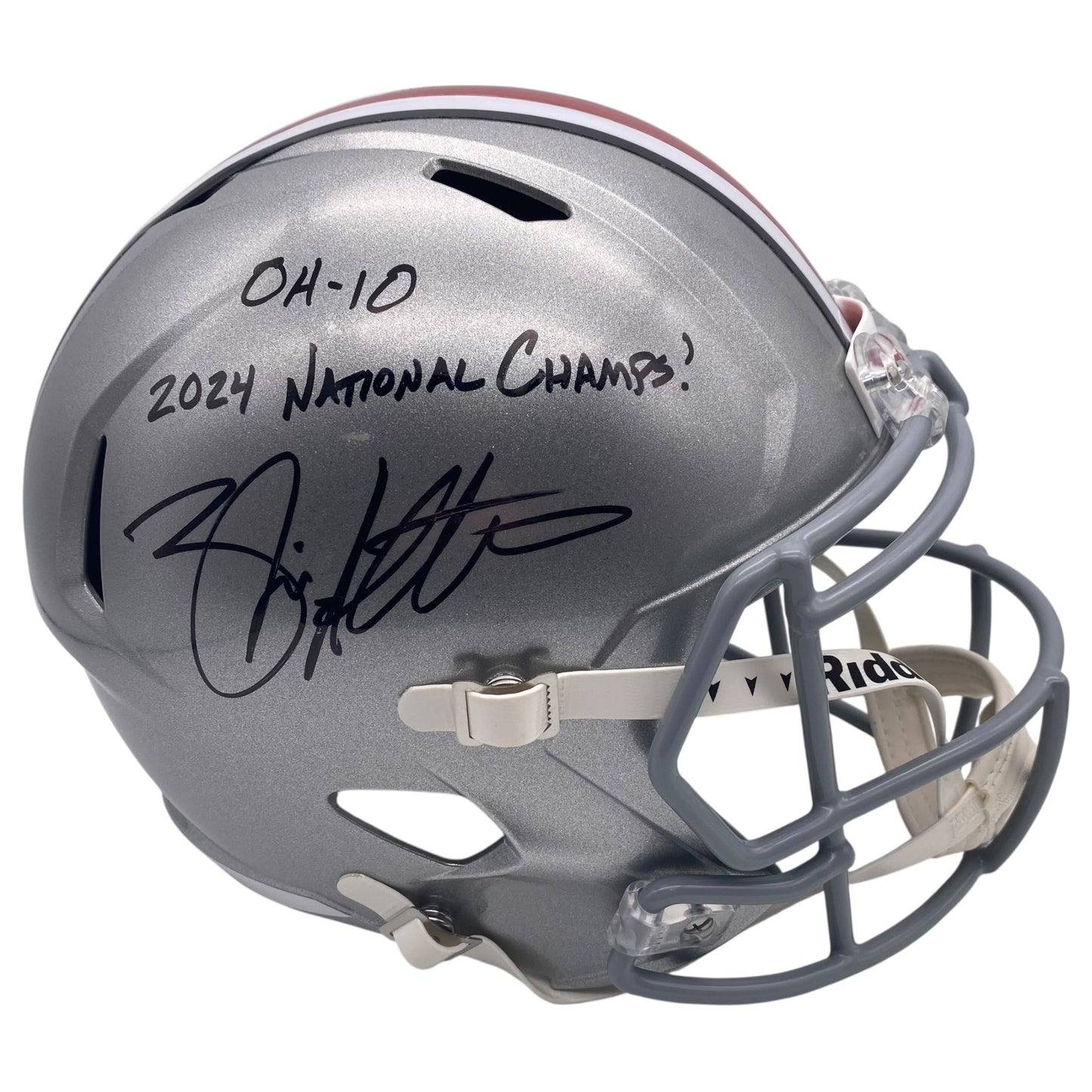 Brian Hartline Signed Ohio State Buckeyes Speed Full Size Helmet