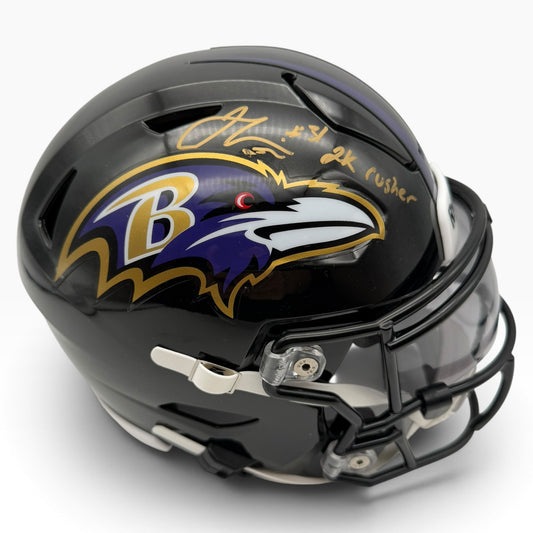 Jamal Lewis Signed Baltimore Ravens SpeedFlex MIDI Mid-Size Football Helmet