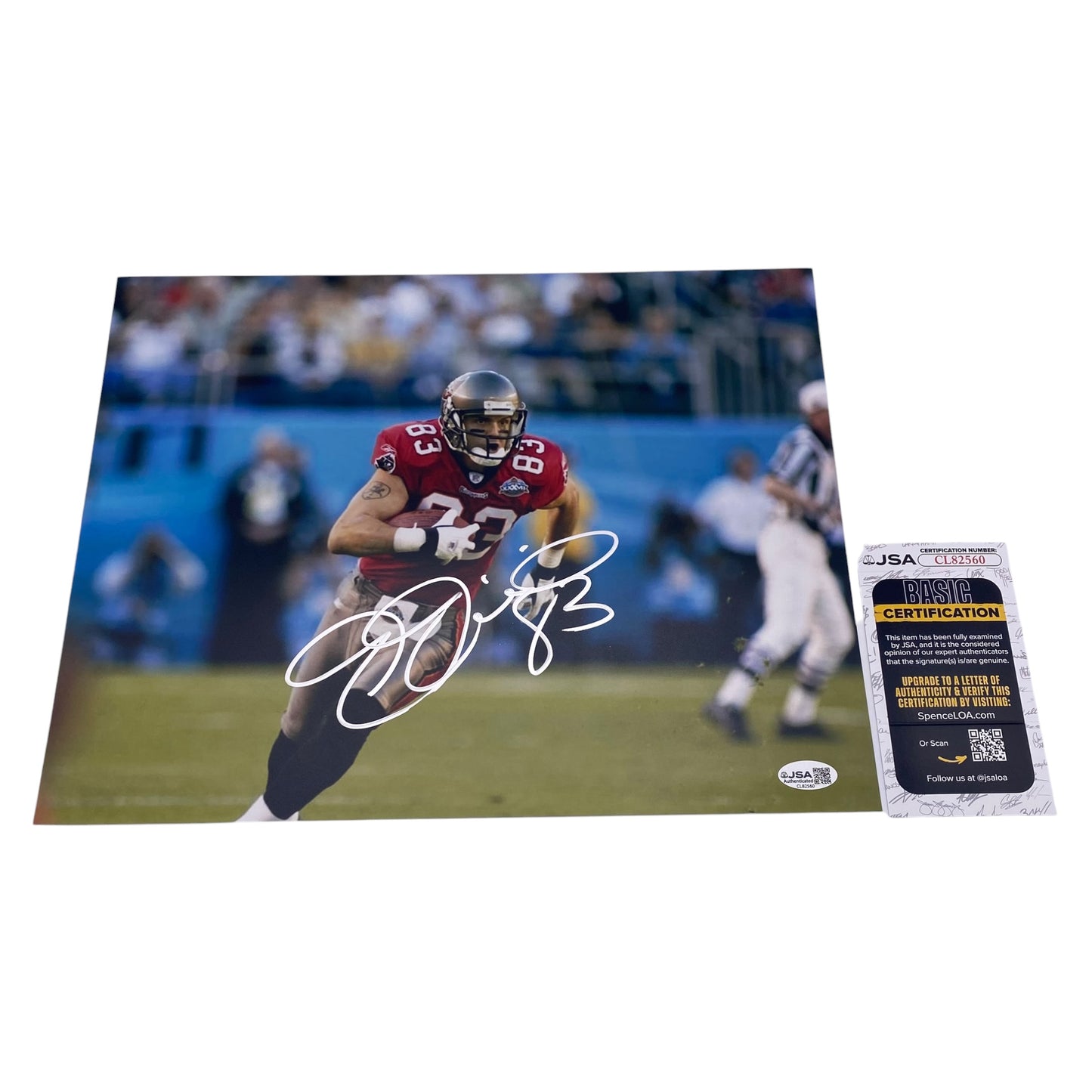 Joe Jurevicius Signed Tampa Bay Buccaneers 11x14 Photo