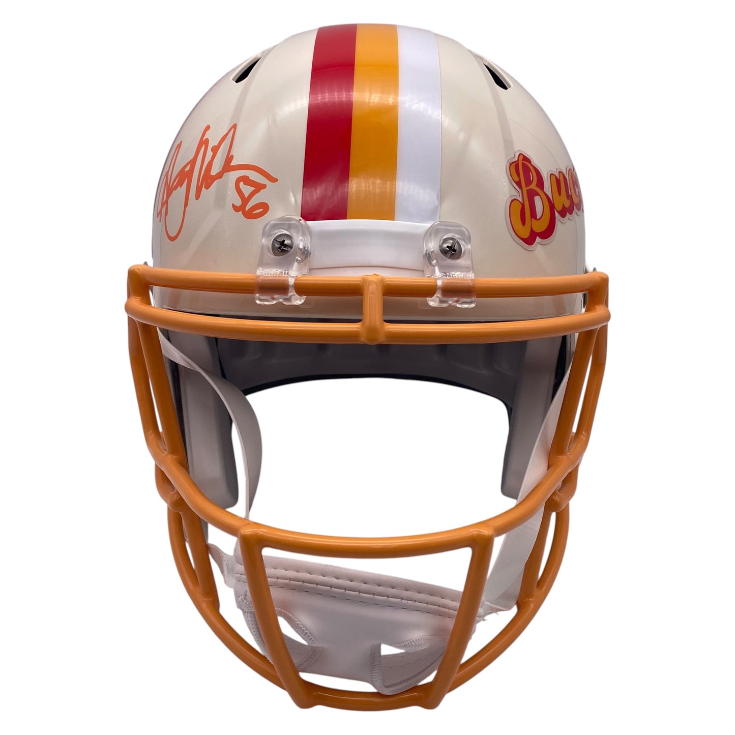 Hardy Nickerson Signed Tampa Bay Buccaneers Retro Alternate Speed Replica Full Size Football Helmet