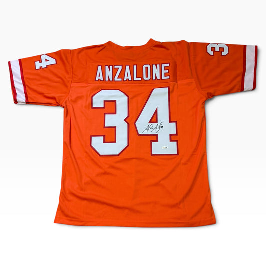 Alex Anzalone Signed Orange #34 Jersey - Tampa Bay Buccaneers LB